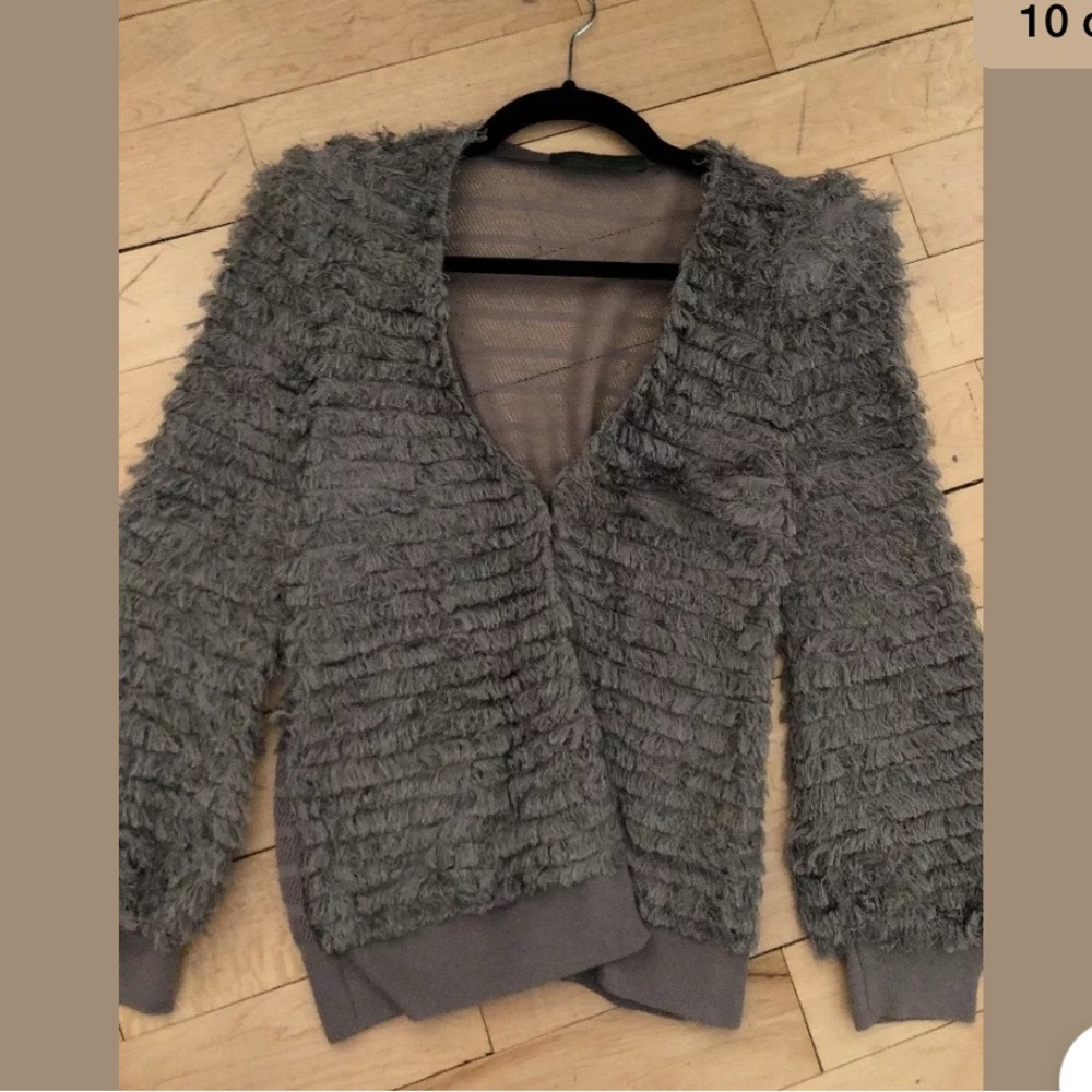 Micro Giovannini Fringed Jacket Sz IT 40 - Picture 7 of 8